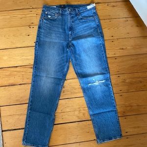 Gap women’s jeans- cheeky straight sky high- size 31/12  long *new w tags